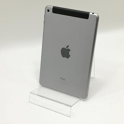 iPad mini 4 Wi-Fi+Cellularモデル / 7インチ / 2015 / 128GB / スペースグレイ / au版SIMロック解除品 / ランク:C / MK762J/A / A1550 【管理番号:33226】