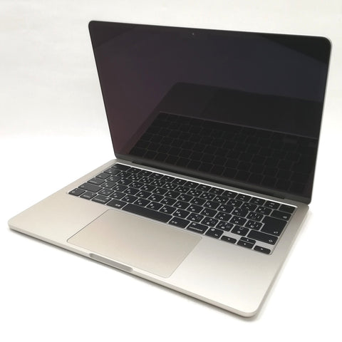 【決算セール!9/30火20時まで】MacBook Air M2 / 13インチ / 2022(2024) / 16GB / 256GB / スターライト / ランク:A / MC7W4J/A / 【中古品管理番号:37005】