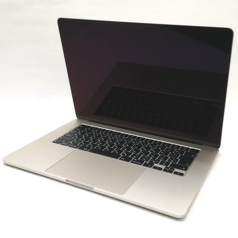 MacBook Air M3 / 15インチ / 2024 / 16GB / 256GB / スターライト / ランク:A / MC9F4J/A / 【中古品管理番号:37363】