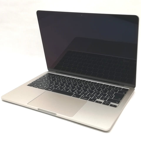 MacBook Air M3 / 13インチ / 2024 / 16GB / 256GB / スターライト / ランク:A / MC8J4J/A / 【中古品管理番号:37426】