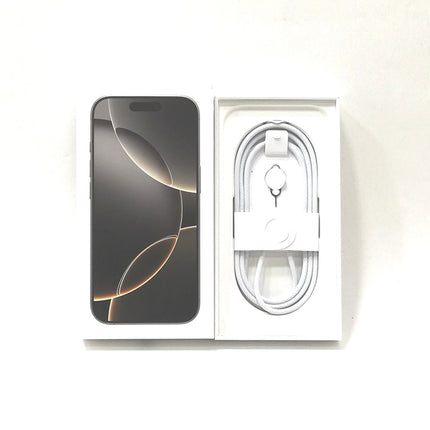iPhone 16 Pro / 2024 / 128GB / ナチュラルチタニウム / 国内版SIMフリー / ランク:A / MYMY3J/A / A3292 【中古品管理番号:37478】