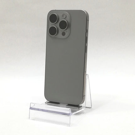 iPhone 15 Pro / 2023 / 128GB / ナチュラルチタニウム / 国内版SIMフリー / ランク:B / MTU93J/A / A3101 【中古品管理番号:37500】