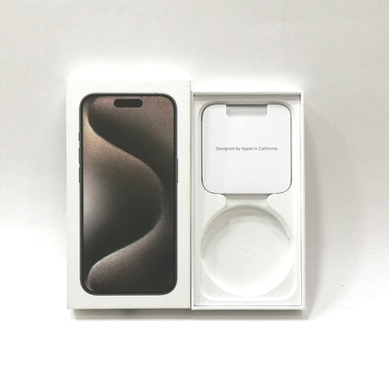 iPhone 15 Pro / 2023 / 128GB / ナチュラルチタニウム / 国内版SIMフリー / ランク:B / MTU93J/A / A3101 【中古品管理番号:37500】