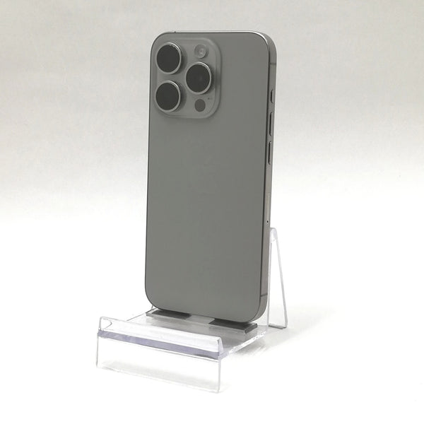 iPhone 15 Pro / 2023 / 128GB / ナチュラルチタニウム / 国内版SIMフリー / ランク:B / MTU93J/A / A3101 【中古品管理番号:37502】