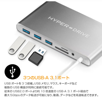 HyperDrive 11in1 Ultimate USB-C Hub [HP15583]