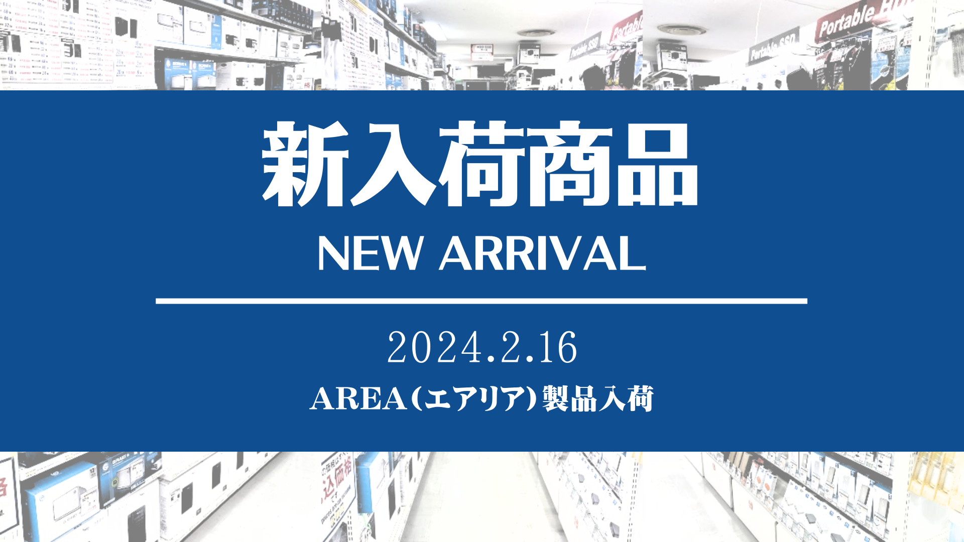 新着入荷 AREA(エアリア)(2024/02/16)