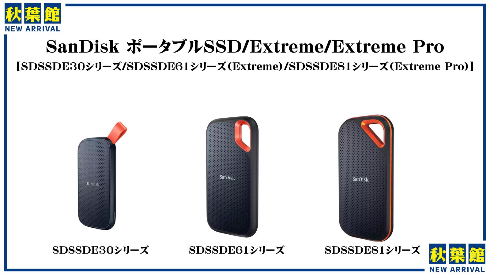 新着入荷 SanDisk (2024/04/13)