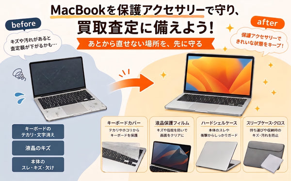 Macは「売るとき」に差が出る──買取査定で減額されやすい箇所と、今日からできる守り方