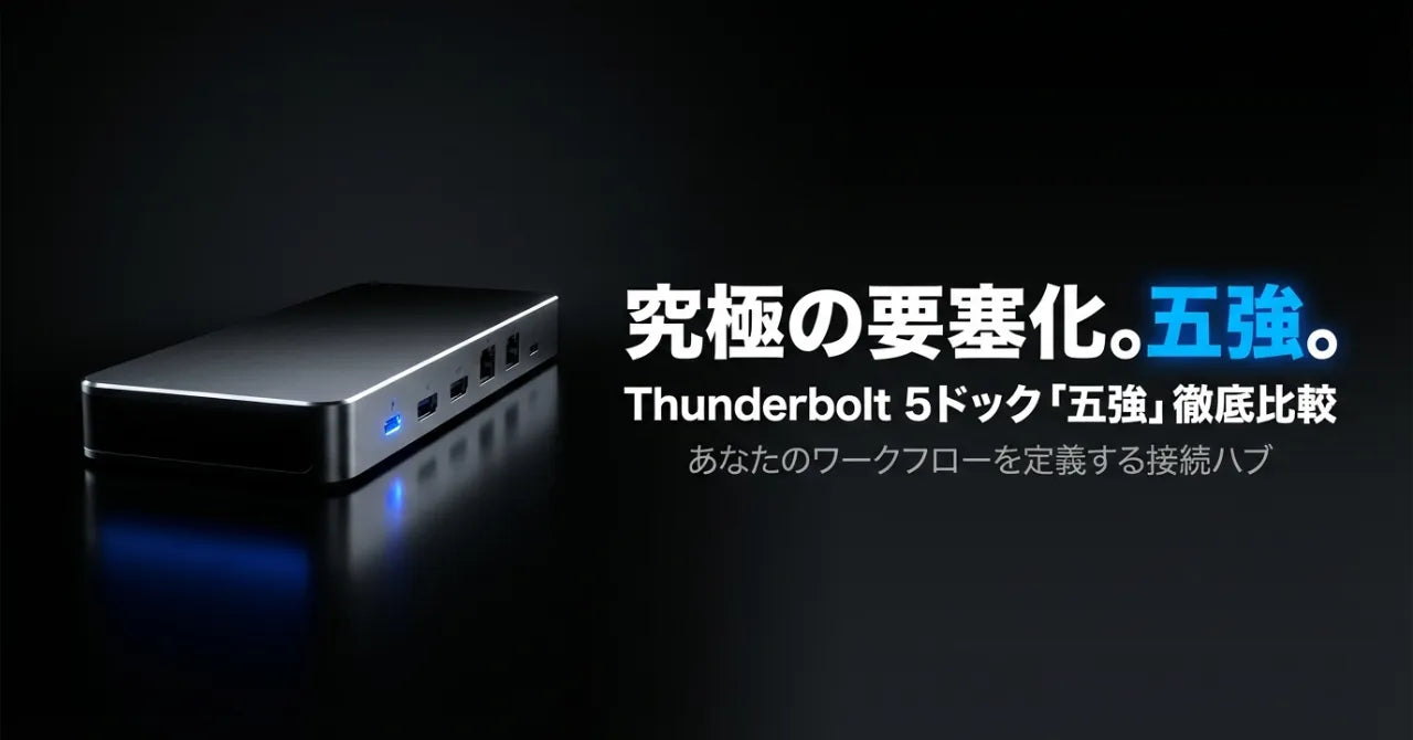 秋葉館特選！Thunderbolt 5ドック五強徹底比較