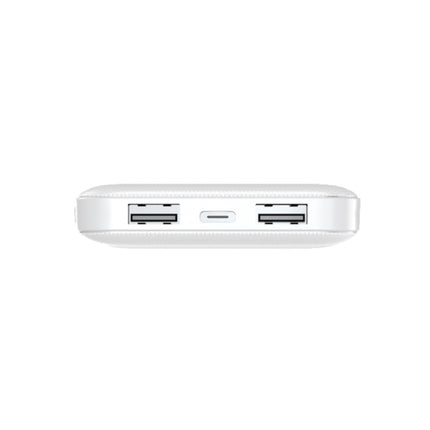モバイルバッテリー 10000mAh 2台同時充電 ホワイト [L-MB10W]