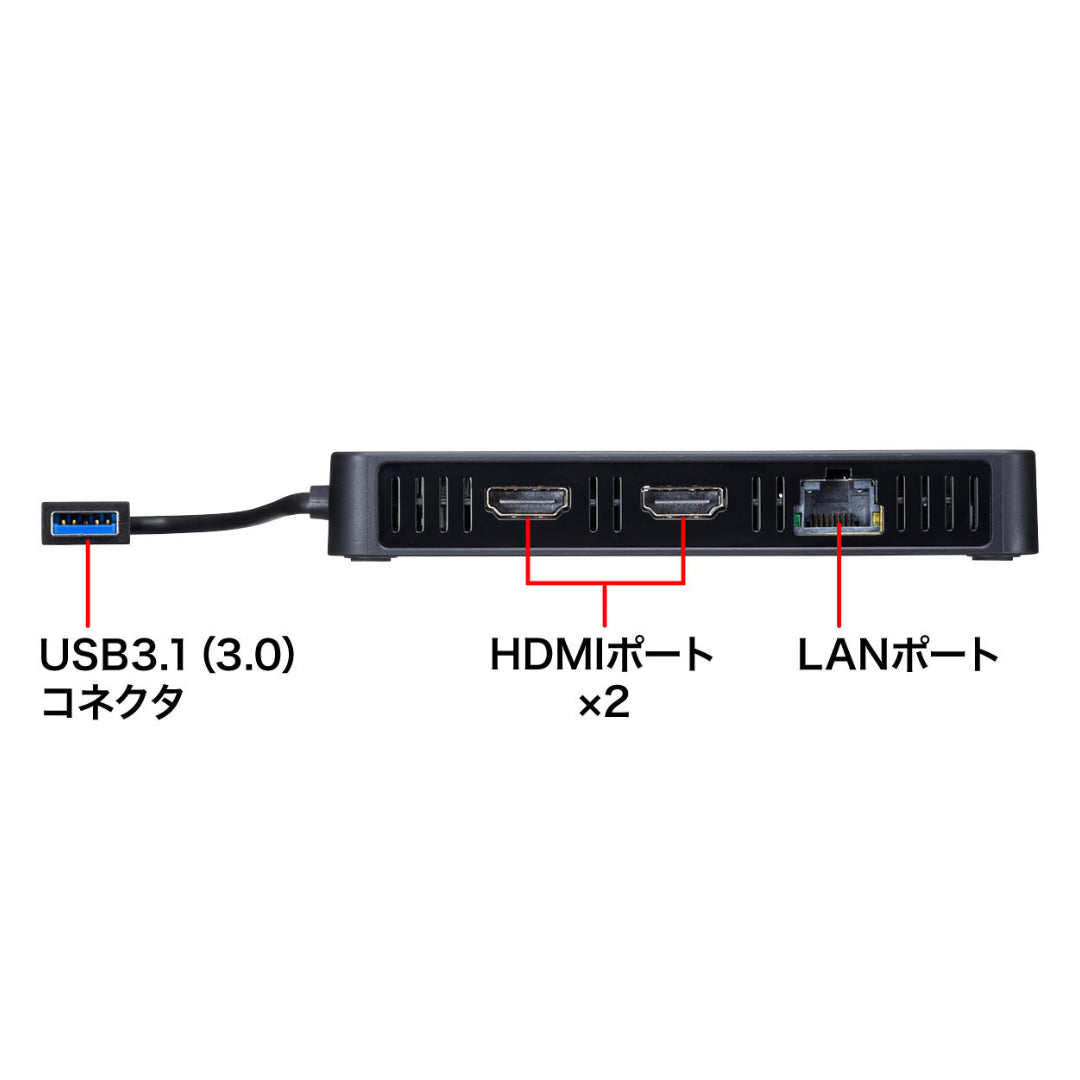 SANWA SUPPLY - サンワサプライ 4K対応HDMIディスプレイアダプタ USB-CVU3HD3 USB3.2-HDMIディスプレイアダプタ（4K対応）｜サンプル無料貸出