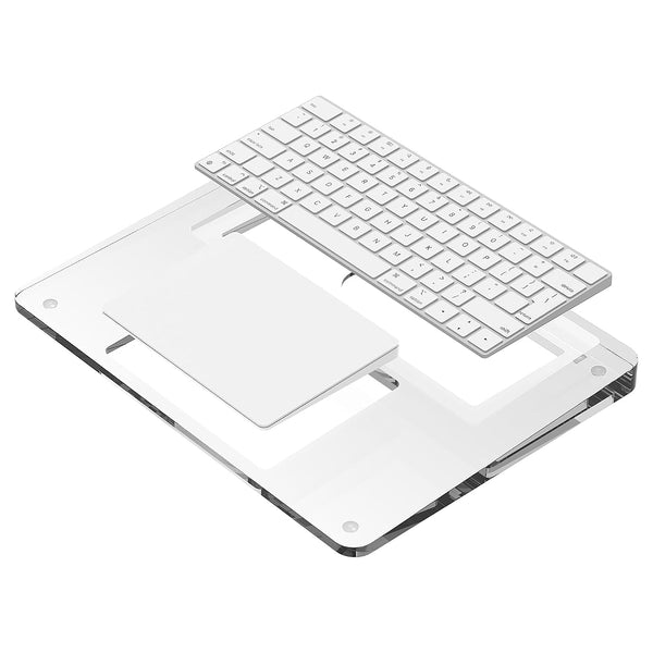 Magic KeyboardとMagic Trackpadを一体化出来るアクリルリストレスト（2世代/3世代対応） [MKMTAWR]