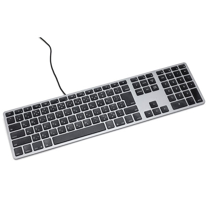 Matias Wired Aluminum keyboard for Mac - SpaceGray 日本語配列 [FK318B-JP]