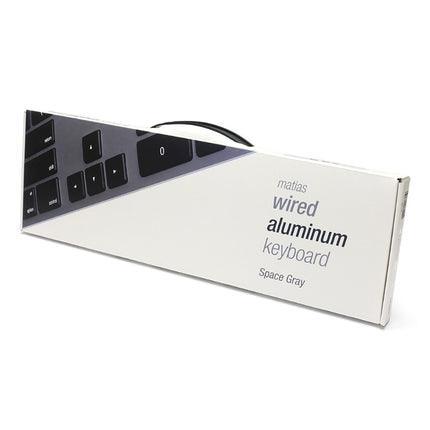 Matias Wired Aluminum keyboard for Mac - SpaceGray 日本語配列 [FK318B-JP]