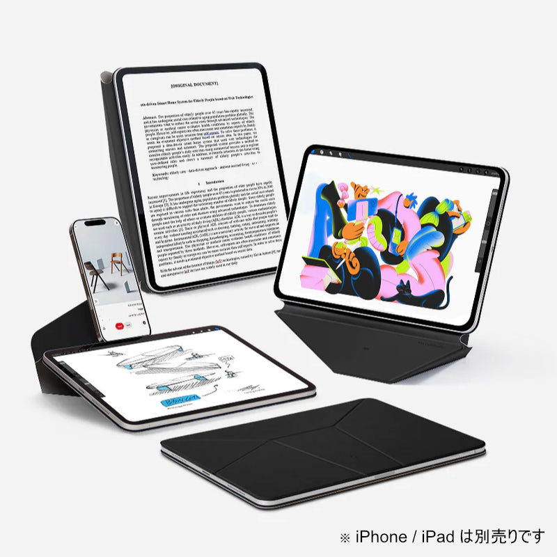 MOFT iPadスタンド フォリオ 11インチ スタンド ブラック Amazon.co.jp: MOFT【公式直営店】iPadスタンド マグネット iPad