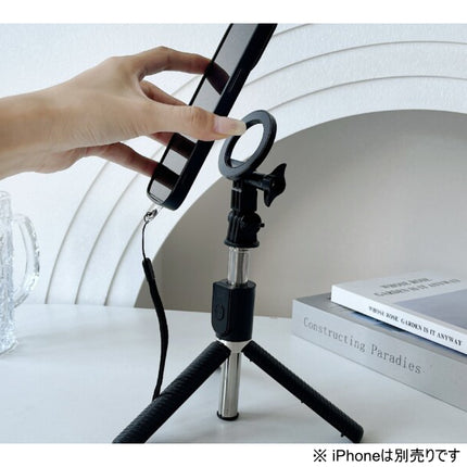 マグネット式自撮り棒 三脚機能付 [L-MGSST]