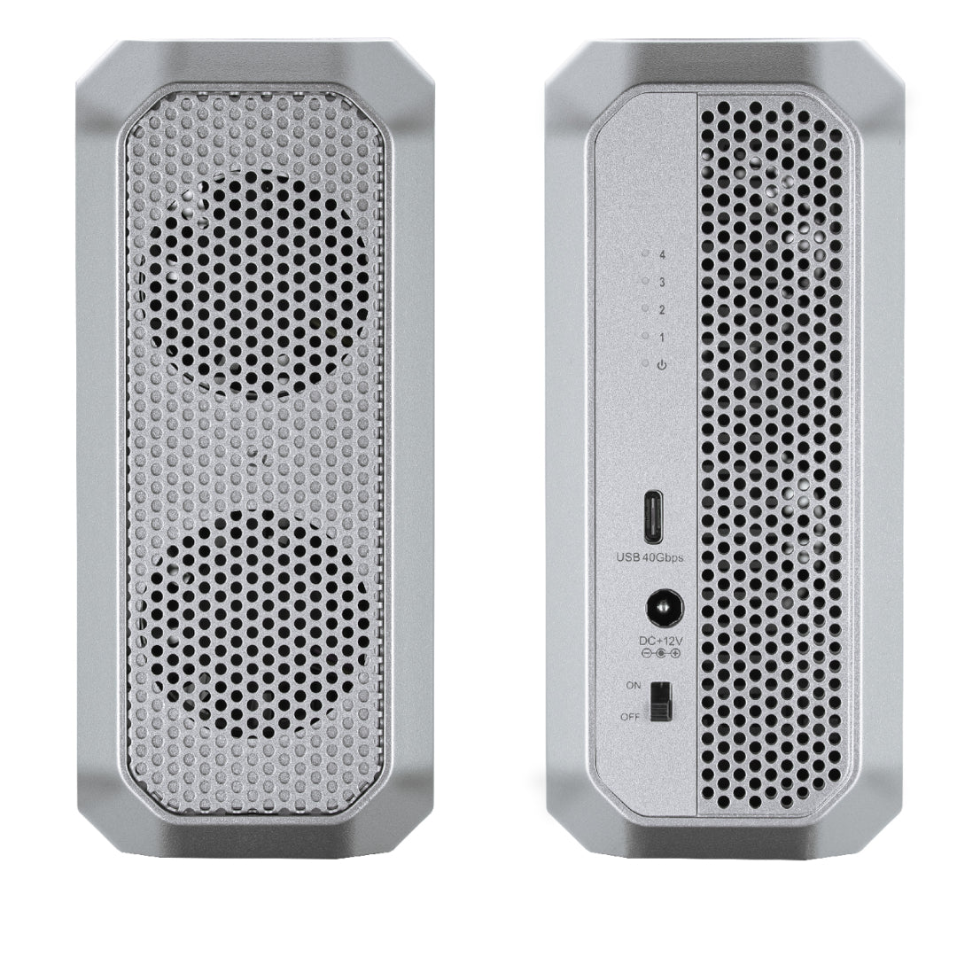 CENTURY USB 4 you Silver Base 4Bay [CFUMX4U40G]｜Mac専門店
