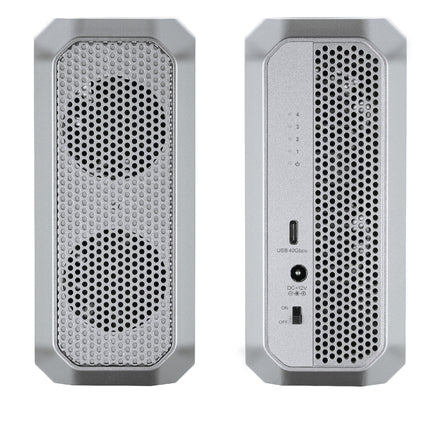 USB 4 you Silver Base 4Bay [CFUMX4U40G]