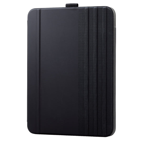 iPad(A16) フラップケース ソフトレザー ドローイングアングル 多段階 スリープ対応 ブラック [TB-A23RWVDBK]