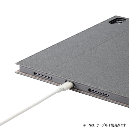 11インチiPad Air(M3/M2) iPad Air(第5,4世代) ケース &me フリーアングル チャコールグレー [TB-A23MWVJMGY]