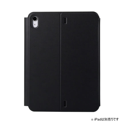 iPad(A16) iPad 第10世代 フラップケース ソフトレザー 高さ調整 スリープ対応 ブラック [TB-A24RWVH2BK]
