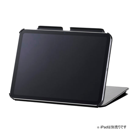 iPad(A16) iPad 第10世代 フラップケース ソフトレザー 高さ調整 スリープ対応 ブラック [TB-A24RWVH2BK]