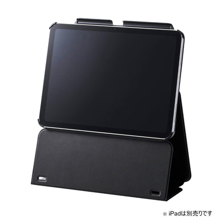 iPad(A16) iPad 第10世代 フラップケース ソフトレザー 高さ調整 スリープ対応 ブラック [TB-A24RWVH2BK]