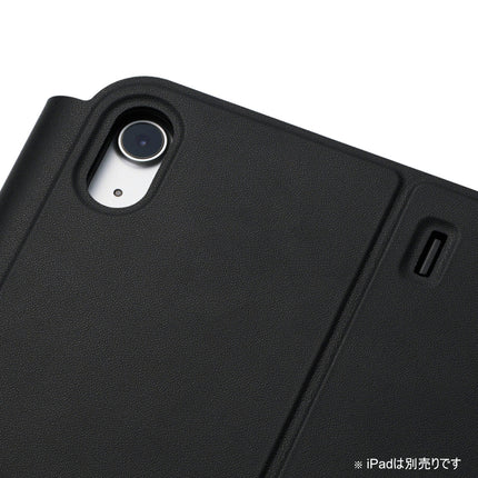 iPad(A16) iPad 第10世代 フラップケース ソフトレザー 高さ調整 スリープ対応 ブラック [TB-A24RWVH2BK]