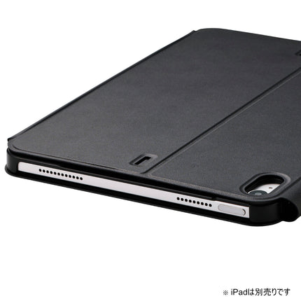 iPad(A16) iPad 第10世代 フラップケース ソフトレザー 高さ調整 スリープ対応 ブラック [TB-A24RWVH2BK]
