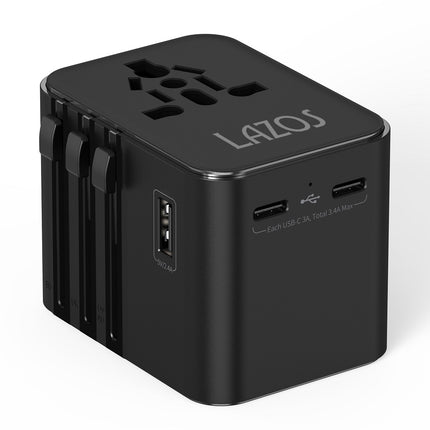 海外用 マルチ変換コンセント ACアダプター [L-MCP-AC3.4]