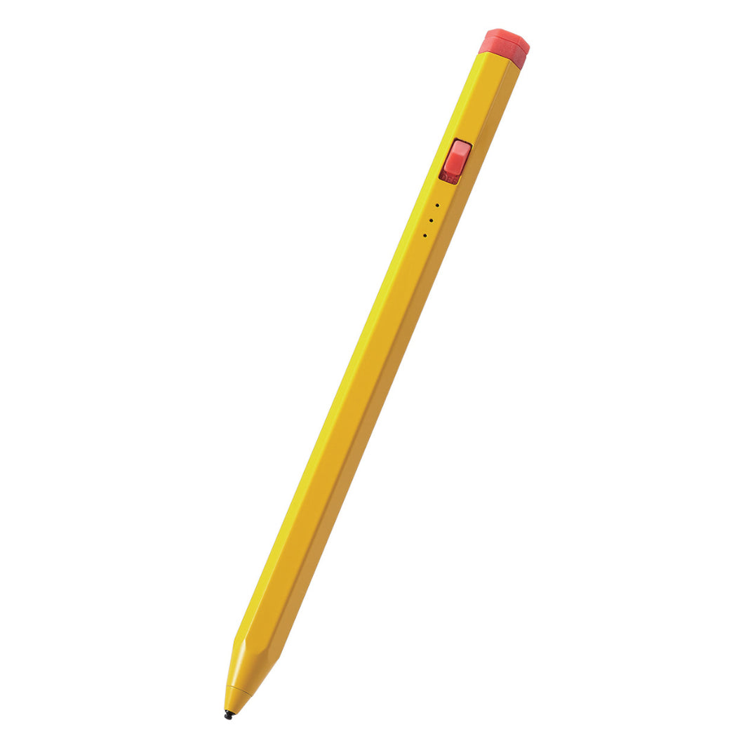 充電式アクティブタッチペン(6角 汎用 黄)