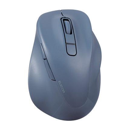 静音 Bluetooth5.0マウス "EX-G"5ボタン XLサイズ ブルー [M-XGXL30BBSKBU]