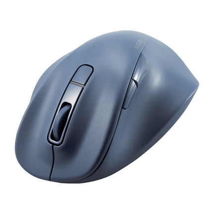 静音 Bluetooth5.0マウス "EX-G"5ボタン XLサイズ ブルー [M-XGXL30BBSKBU]