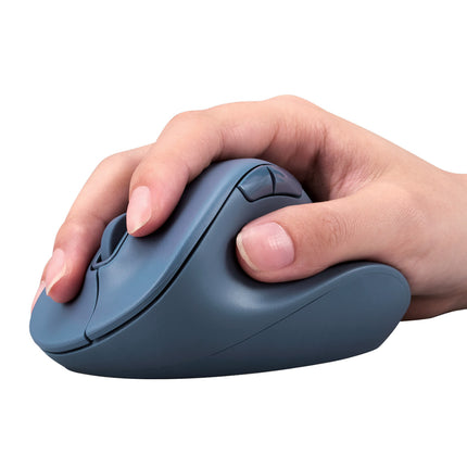 静音 Bluetooth5.0マウス "EX-G"5ボタン XLサイズ ブルー [M-XGXL30BBSKBU]