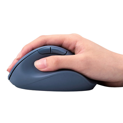 静音 Bluetooth5.0マウス "EX-G"5ボタン XLサイズ ブルー [M-XGXL30BBSKBU]