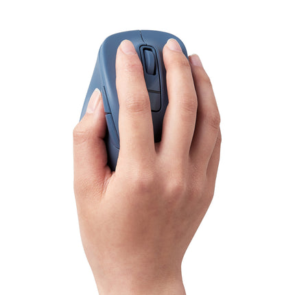 静音 Bluetooth5.0マウス "EX-G"5ボタン XLサイズ ブルー [M-XGXL30BBSKBU]