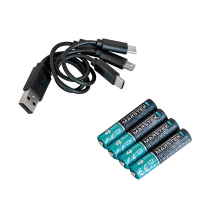 MARSTEK リチウムイオン充電池 単4形４本セット [SD 7018C(4P)]