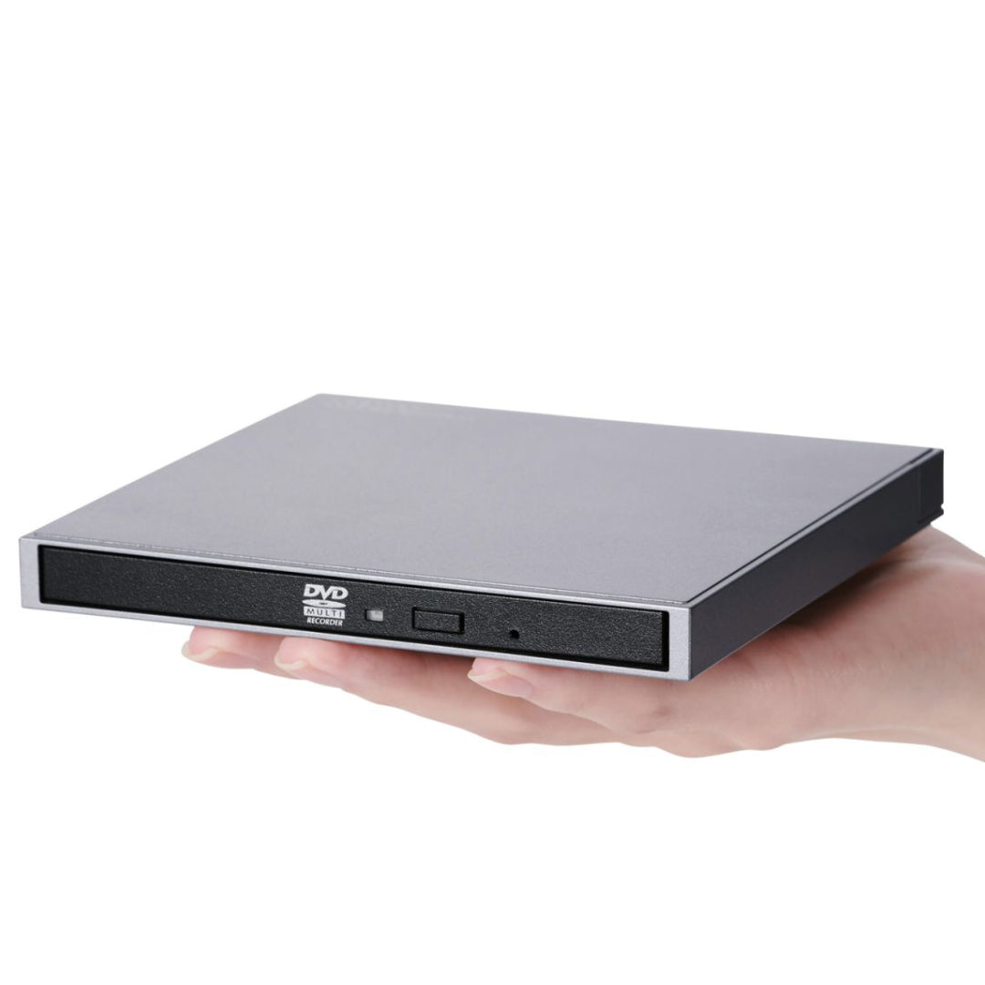Logitec USB Type-C対応ポータブルDVDドライブ for Mac（グレー） [LDR