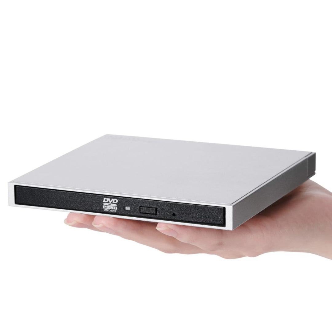 Logitec USB Type-C対応ポータブルDVDドライブ for Mac（シルバー