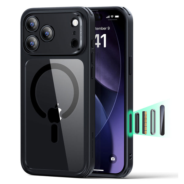 ESR Classic MagSafe対応クリアケース for iPhone 17 Pro Max クリアブラック [ES27891i17PM]