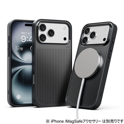 miak iPhone 17 Pro Max用 MOOD MagSafe対応ケース ブラック [MA28069i17PM]