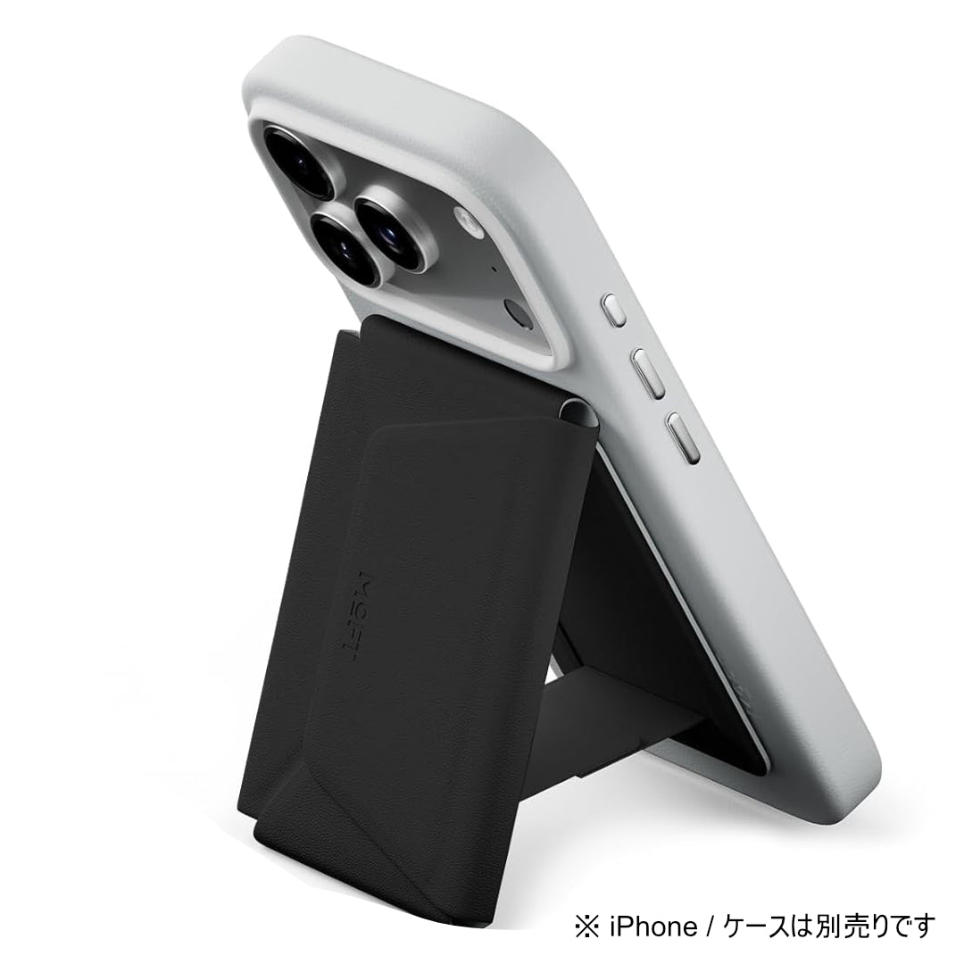MOFT 多機能カードケース＆スタンド MagSafe対応 ジェットブラック