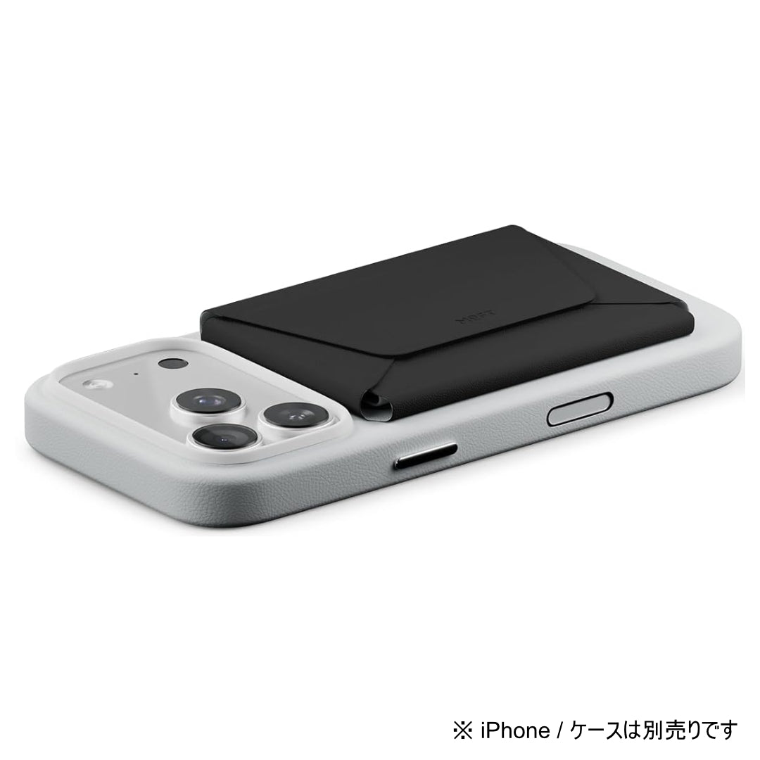 MOFT 多機能カードケース＆スタンド MagSafe対応 ジェットブラック