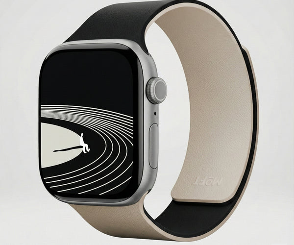 MOFT Apple Watch用マグネット式シリコンバンド 46mm ジェットブラック 