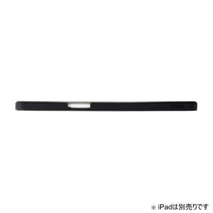 13インチiPad Air(M3/M2) フラップケースPencil収納 スリープ対応 ブラック [TB-A24XSABK]