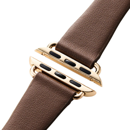 Apple Watch 41mm/40mm/38mm⽤ &meソフトレザーバンド ココアブラウン [AW-41BDLJBR]