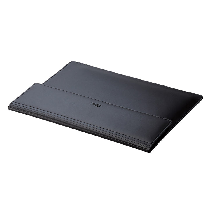 ELECOM リストレスト×レザースリーブ ブラック BM-IBSVW03BK