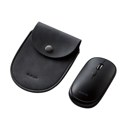 充電式 Bluetooth4.2薄型マウス “Slint”4ボタン ブラック [M-TM15BBBK]