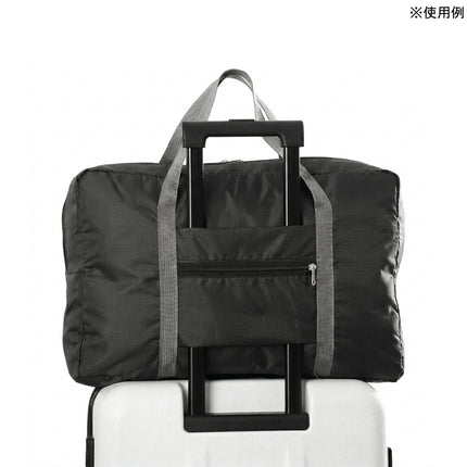 軽量・折り畳みキャリーオンバッグ25L（黒）[LBR-ZCOBBK]