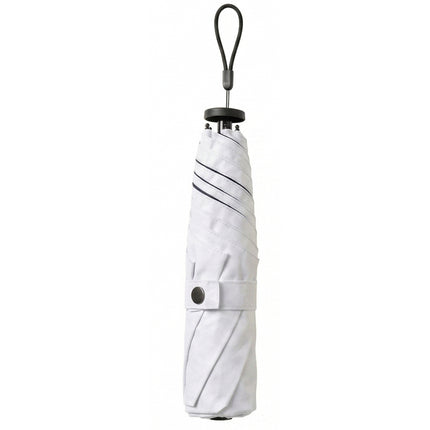 晴雨兼用形状記憶UV折りたたみ傘 ホワイト [LBR-ZFU6WH]